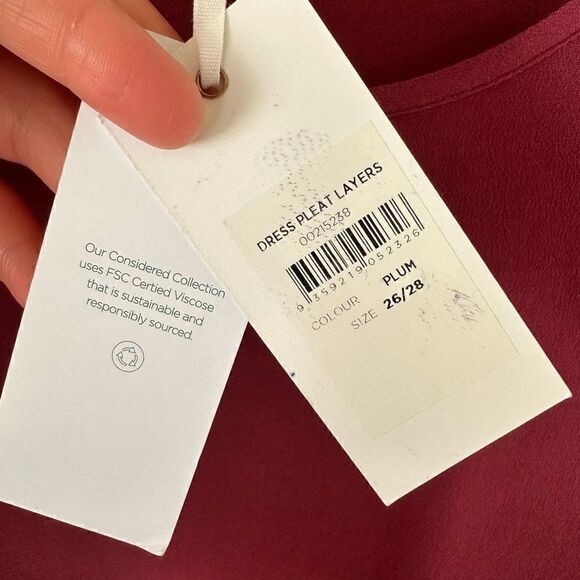 Isolde Roth Women’s Plus Size Pleat Layers Plus size Maxi Lagen Look Dress - Picture 10 of 13